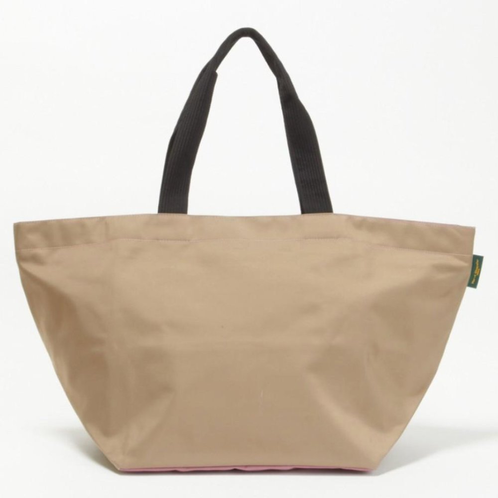 Hervé Chapelier Elegant Cream and Tan Tote - ICONIC